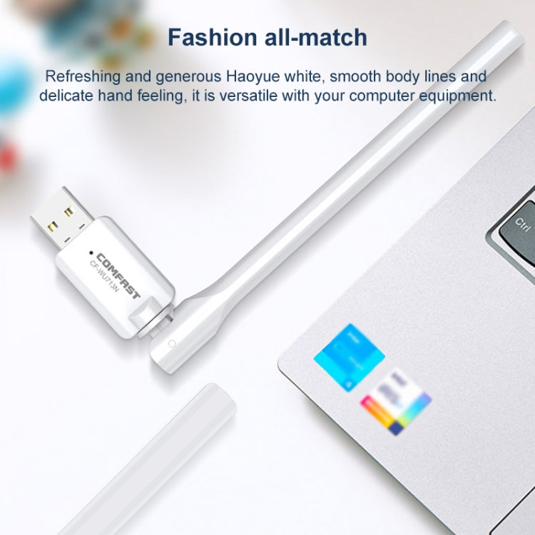 COMFAST CF-WU713N 300Mbps Wifi USB Network Adapter, CF-WU713N COMFAST CF-WU713N 300Mbps Wifi USB Network Adapter, CF-WU713N